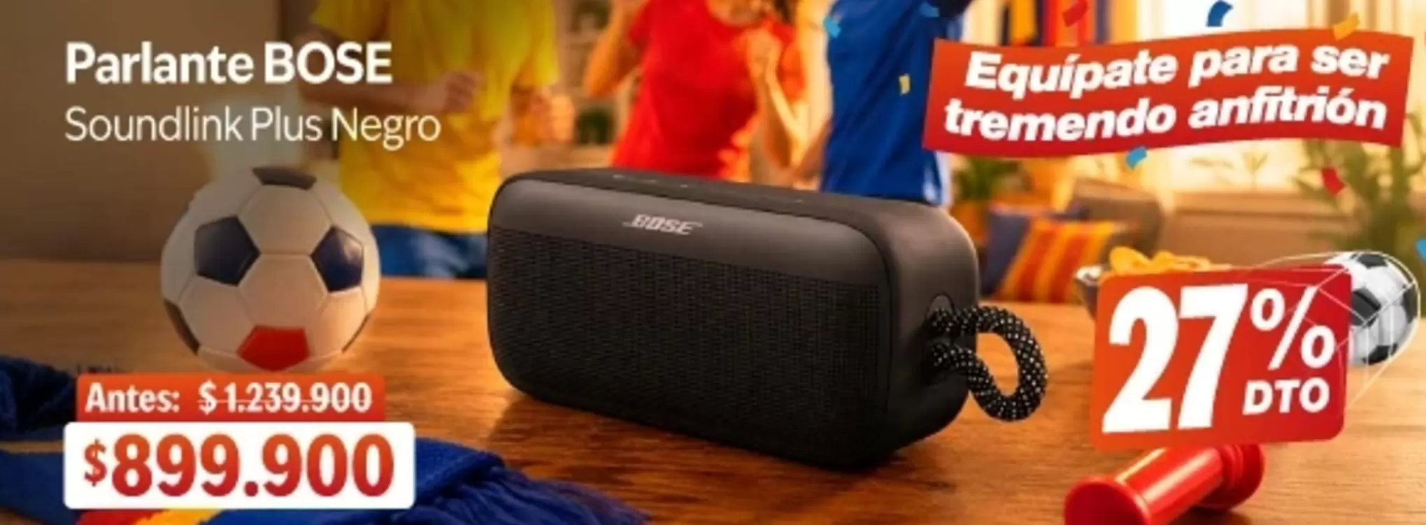Bose - Parlante Soundlink Plus Negro