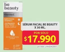 Be Beauty - Sérum Facial Vitamina C