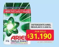Ariel - DETERGENTE TRIPLE PODER