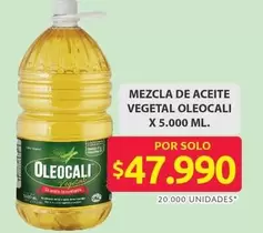 Oleocali - MEZCLA DE ACEITE VEGETAL