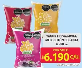 Colanta - Yagur Fresa/Mora/Melocotón
