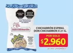 Don Chicharron - CHICHARRÓN ESPIRALES