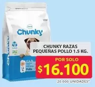 Chunky - RAZAS PEQUEÑAS POLLO