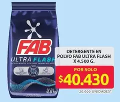 Fab - DETERGENTE EN POLVO ULTRA FLASH