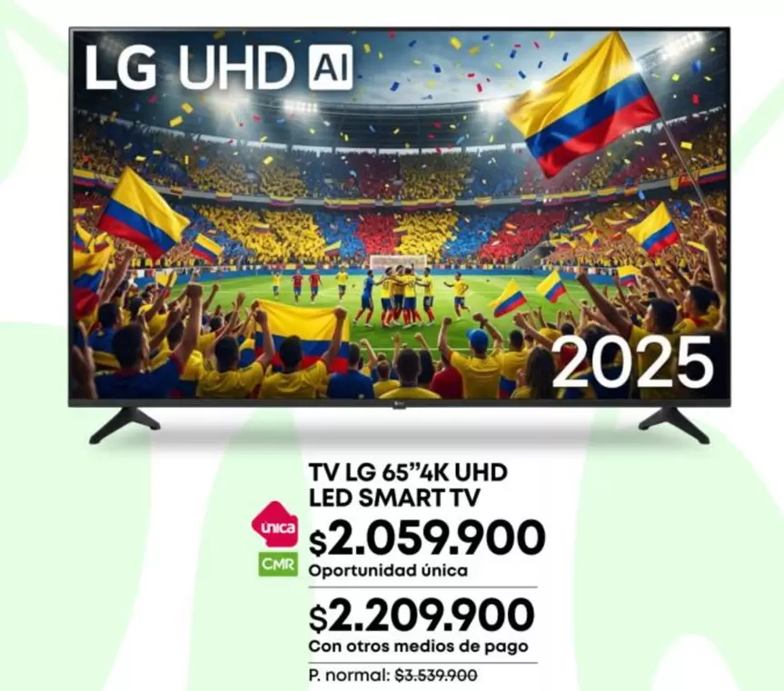 LG - TV 65"4K UHD LED SMART TV