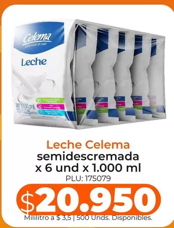 Celema - Leche Semidescremada