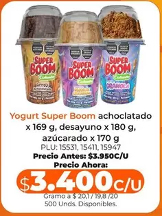Super Boom - Yogurt Achoclatado