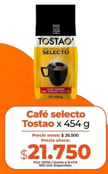 Tostao - Café Selecto