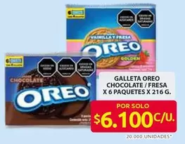 oreo - Galleta Chocolate / Fresa
