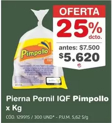 Pimpollo - Pierna Pernil IQF x Kg