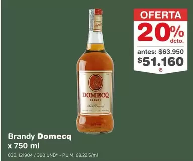 Domecq - Brandy x 750 ml