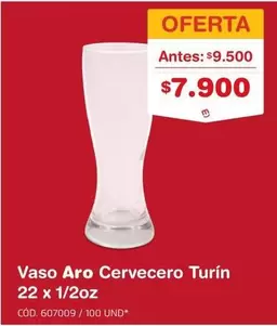 Aro - Vaso  Cervecero Turín