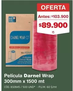 Darnel - Película l Wrap 300mm x 1500 mt