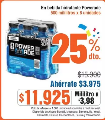 Powerade - Bebida Hidratante