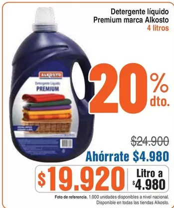 Alkosto - Detergente líquido Premium