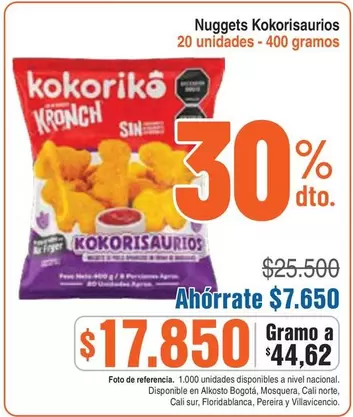 Kokoriko - Nuggets Kokorosaurios