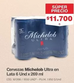 Cervezas en Lata 6 Und x 269 ml