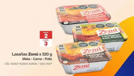 Zenú - Lasañas