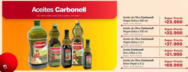 Carbonell - Aceite de Oliva Virgen Extra