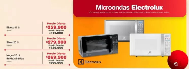 Electrolux - Microondas