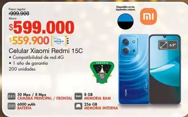 Xiaomi - Celular Redmi 15C
