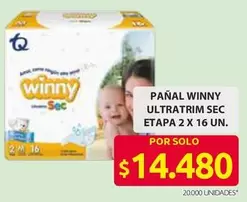 Winny - PAÑAL ULTRATRIM SEC ETAPA 2