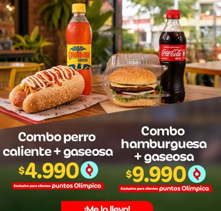Colombiana - Combo perro caliente + gaseosa