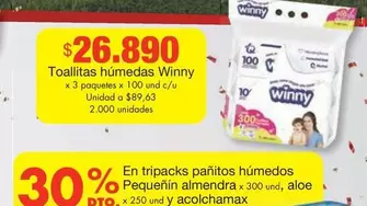 Winny - Toallitas húmedas