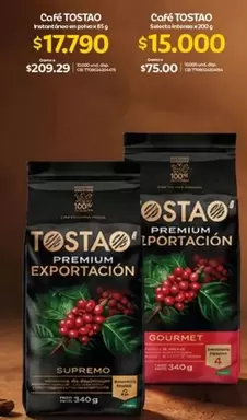 Tostao - Café TOSTAO PREMIUM EXPORTACIÓN