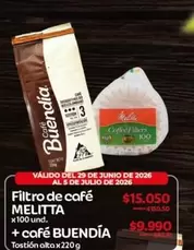 Buendía - Filtro de café + café