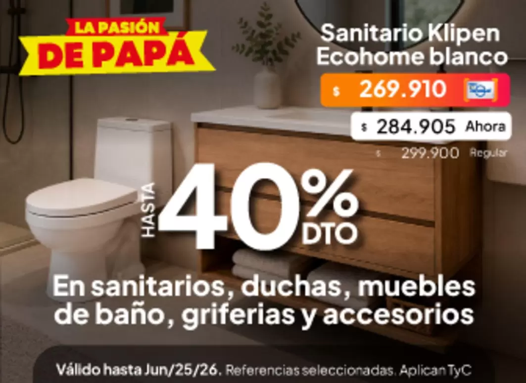 Sanitario Klipen Ecohome blanco