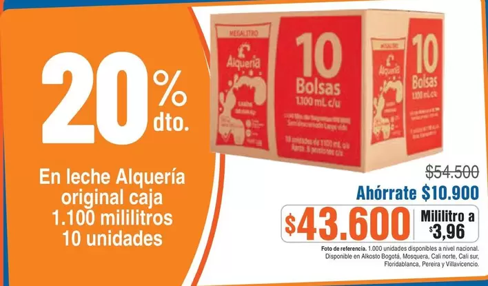 Alquería - Leche original caja