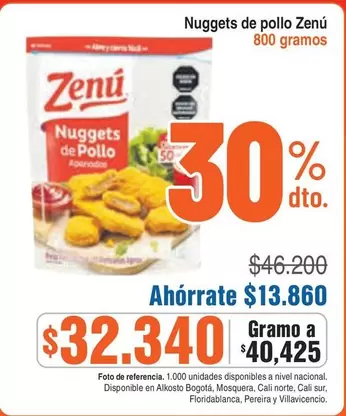 Zenú - Nuggets de Pollo