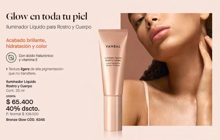 Piel - Iluminador Líquido para Rostro y Cuerpo