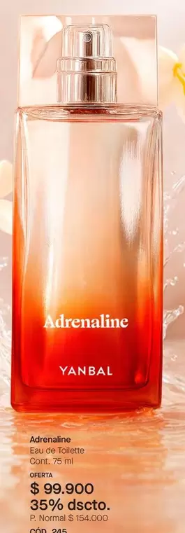 Yanbal - Adrenaline Eau de Toilette