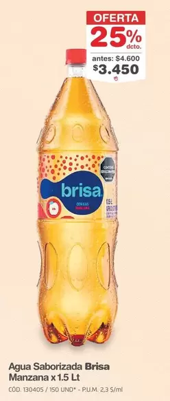 brisa - Agua Saborizada Manzana