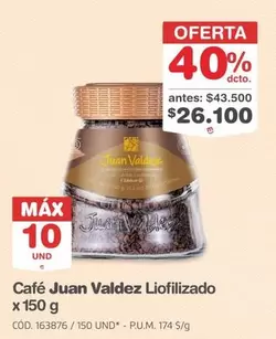 Juan Valdez Café - Café Juan Valdez Liofilizado