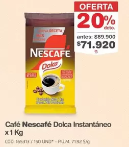 Nescafé - Café Instantáneo x 1 Kg
