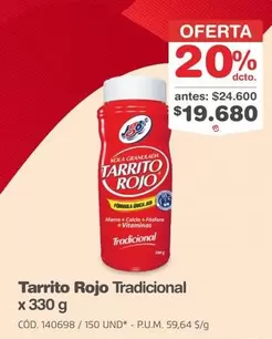 Tarrito Rojo -  Tradicional x 330 g