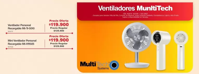 Rio - Ventilador Personal Recargable