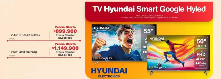 Hyundai - TV Smart Google Hyled