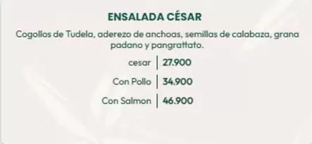 Tudela - ENSALADA CÉSAR