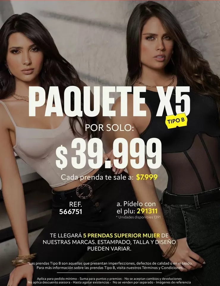 PAQUETE X5