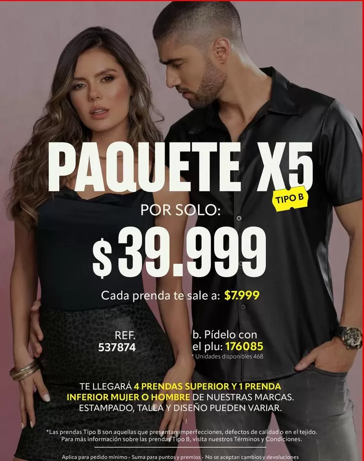 PAQUETE X5