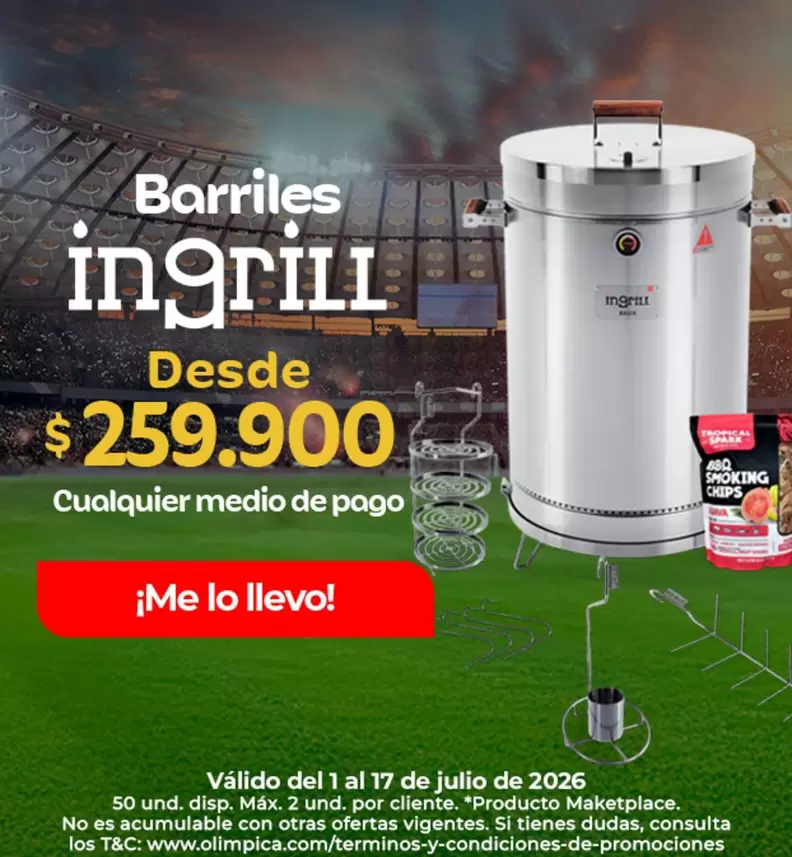 Ingrill - Barriles ingrill