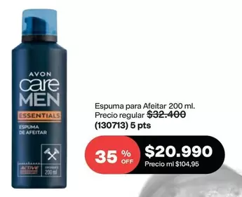 Avon - Espuma para Afeitar 200 ml. (130713)