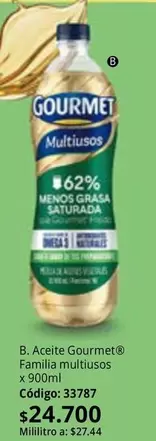 Gourmet - Aceite Familia Multiusos