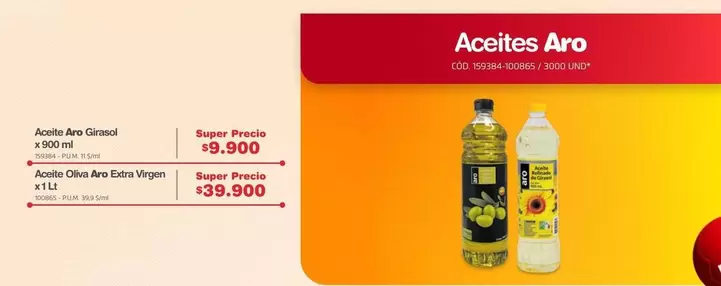 Aro - Aceite de Oliva Extra Virgen