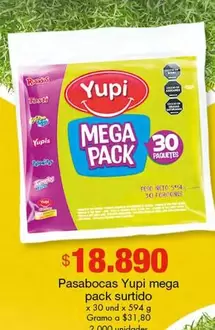Yupi - Pasabocas mega pack