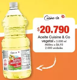 Cuisine & Co - Aceite vegetal